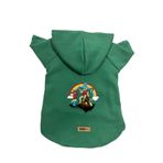 monopetz Kapişonlu Polar Sweatshirt Köpek ve Kedi Kıyafeti & Elbisesi Yeşil City 28 XL