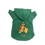 monopetz Kapişonlu Polar Sweatshirt Köpek ve Kedi Kıyafeti & Elbisesi Yeşil Hong Kong XL