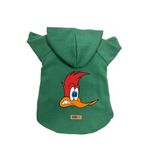 monopetz Kapişonlu Polar Sweatshirt Köpek ve Kedi Kıyafeti & Elbisesi Yeşil Pica Pau XS