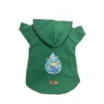 monopetz Kapişonlu Polar Sweatshirt Köpek ve Kedi Kıyafeti & Elbisesi Yeşil Scuerou L