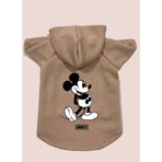 monopetz Kapişonlu Sweatshirt Köpek ve Kedi Kıyafeti - Pudra Mickey Mouse XL Beden