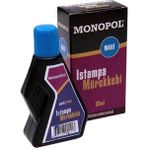 Monopol 1121 Istampa Mürekkebi 30 ml Mavi – Canlı Renk, Kalıcı Baskı