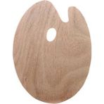 Monopol Ahşap Oval Palet 17x25 cm