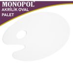 Monopol Akrilik Oval Resim Paleti - 28X40Cm