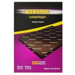Monopol Karbon Kağıdı A4 Siyah Karbon Kağıdı ( 100 Lü Paket)