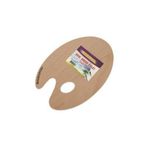 Monopol Oval Ahşap Palet 17*25 Cm