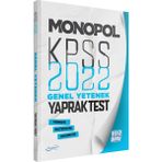 Monopol Yayınları 2022 KPSS Genel Yetenek Yaprak Test