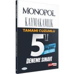 Monopol Yayınları 2023 Kaymakamlık Tamamı Çözümlü 5’ li Deneme Sınavı