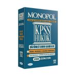 Monopol Yayınları 2025 KPSS Hukuk Çözümlü Soru Bankası 8. Baskı