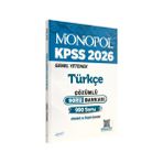 Monopol Yayınları 2026 Kpss Türkçe Çözümlü Soru Bankası