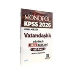 Monopol Yayınları 2026 Kpss Vatandaşlık Çözümlü Soru Bankası