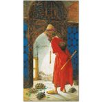 MonoStella Osman Hamdi Bey Kaplumbağa Terbiyecisi Kanvas Tablo - 50 x 70 cm - Renkli