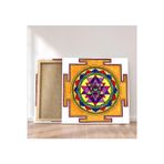 MonoStella Sri Yantra Yaşam Çiçeği Temalı Kanvas Tablo Bolluk Bereket Şans Doğurganlık