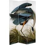 MonoStella Stellastore Flamingo 3 Kanatlı Oda Bölücü Çift Taraflı Kanvas Paravan - 120 x 180 cm - Renkli