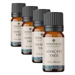 Monoville Adaçayı (Acı Elma) Uçucu Yağı 10 ml%100 Saf Ve Doğal (Sage Essential Oil) (4 paketi)