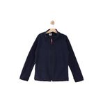 Monox Çocuk Unisex Parmak Geçmeli Polar Ceket - 13 - 14 Yaş - Lacivert