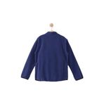 Monox Çocuk Unisex Parmak Geçmeli Polar Ceket - 13 - 14 Yaş - Saks