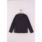 Monox Çocuk Unisex Parmak Geçmeli Polar Ceket - 5 - 6 Yaş - Füme