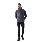 Monox Erkek Biyeli Fermuarlı Spor Polar Ceket, Füme, L