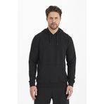 Monox Erkek Kapüşonlu Mevsimlik Sweatshirt 001 siyah