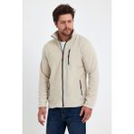 Monox Erkek Outdoor Fermuarlı Polar Ceket Bej XL