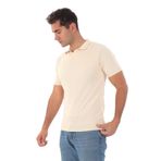 Monox Erkek Polo Yaka Spor Yazlık Triko Tişort Bej 2XL