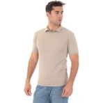Monox Erkek Polo Yaka Spor Yazlık Triko Tişort - Vizon