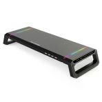 Monozone Bilgisayar Monitör Yükseltici Laptop Sehpası Rgb 4 Usb Hub Yükseklik Ayarlı Monitör Standı