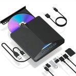 Monozone Harici Cd Dvd Rom Yazıcı Okuyucu Type-C Usb 3.0 Hub Çoğaltıcı Tf Sd Kart Okuyucu Pc Laptop