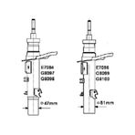MONROE G8099 Amortisör Ön Sağ 207 06-13 / C3 Picasso 09-13 51Mm