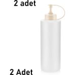 Mons 2 Adet Sos Şişesi Yağlık Yağ Şişesi 600 ml Qlux Bpa Içermez Sosluk L-00810