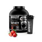 Monsfit Nutrition Whey Protein 2.380 G (70 SERVİS) - Kas Yapılanmasına Yardımcı (Çilek Aromalı)