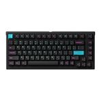 MONSGEEK %75 Kablosuz Mekanik Klavye MG75W Midnight, 82 Tuşlu Değiştirilebilir Oyun Klavyesi Mac/Win için (Akko V3 Pro Kremalı Sarı)