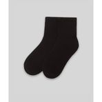 Monsieur UHC101-001 Siyah Chaussette Unicolor Half 3'lü Erkek Çorap