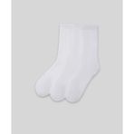 Monsieur UHH204-001 Beyaz Chaussette Unicolor Havlu 3'lü Erkek Çorap