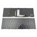 Monster Abra V13.2, V13.3 A5 V16.1, A5 V16.2 İle Uyumlu Notebook Klavye - Siyah - Tr - Işıklı Rgb
