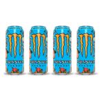 Monster Energy Mango Loco Enerji İçeceği, 500 ml, 4'lü Paket