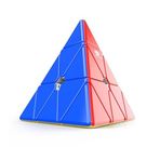 Monster Go Pyraminx Küp Hız Piramit Çıkartmasız Zeka Küp Türkiye Resmi Satıcısı (GAN Üretimidir)