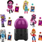 Monster High İksirleri Kristal Küre mini bebekler, su değişimli 8 cm'lik sürpriz karakter figürleri, tılsım ve tarot kartı (Karakterler çeşitlilik gösterebilir), JCX99