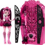 Monster High Skulltimate Secrets Bebek ve Aksesuar Seti, Canavar Gizemleri Draculaura Giydirme Dolabı ve Bebek Kıyafetleri dahil 19+ Sürpriz