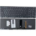 Monster İle Uyumlu Abra A5 V12, A5 V12.1 Notebook Klavye Rgb Isikli Versiyon Siyah Tr
