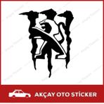 Monster Pençe Sticker Peugeot Pençe Sticker Peugeot Sticker