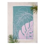 Monstera Pamuk Peştamal Rose Smoke 90x160 - Keseli