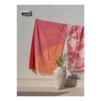 Monstera Pamuk Peştamal Turuncu 90x160 - Keseli