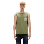 Monstera Tank-Top Thyme Yeşil Desenli Erkek Atlet