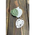 Monstera Yaprak Küçük Silikon Mum Kalıbı