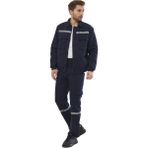 Mont 7/7 Gabardin %100 Pamuk Reflektörlü Kapitoneli Kışlık - Lacivert - 3XL