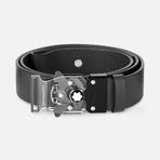 Mont Blanc 131166 M Kilit 4810 Tokalı 35 mm Gri Kemer