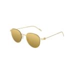 Mont Blanc Mb0002S Gold Yuvarlak Erkek Güneş Gözlüğü