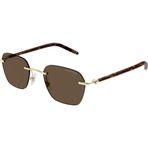 Mont Blanc MB0270S 004 51 Altın Erkek Güneş Gözlüğü